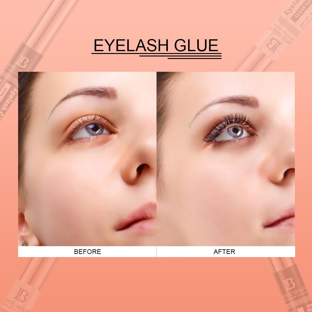 Waterproof Eyelash Glue Clear Tone