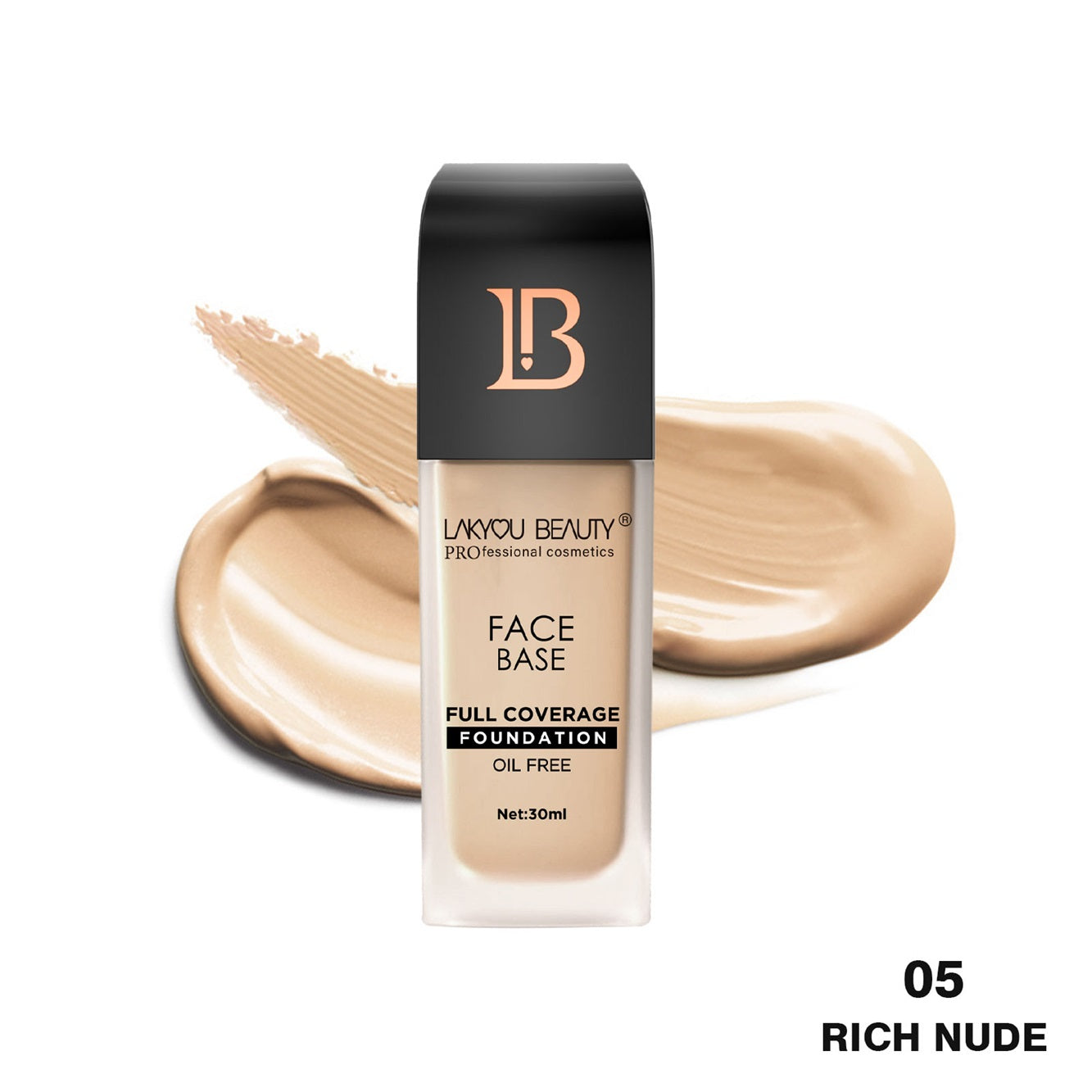 Face Base Full Coverage Foundation - 30ml